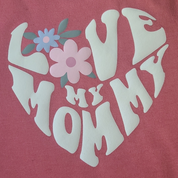 Garanimals Toddler Girl Set 3T Love My Mommy Heart - Picture 9 of 13